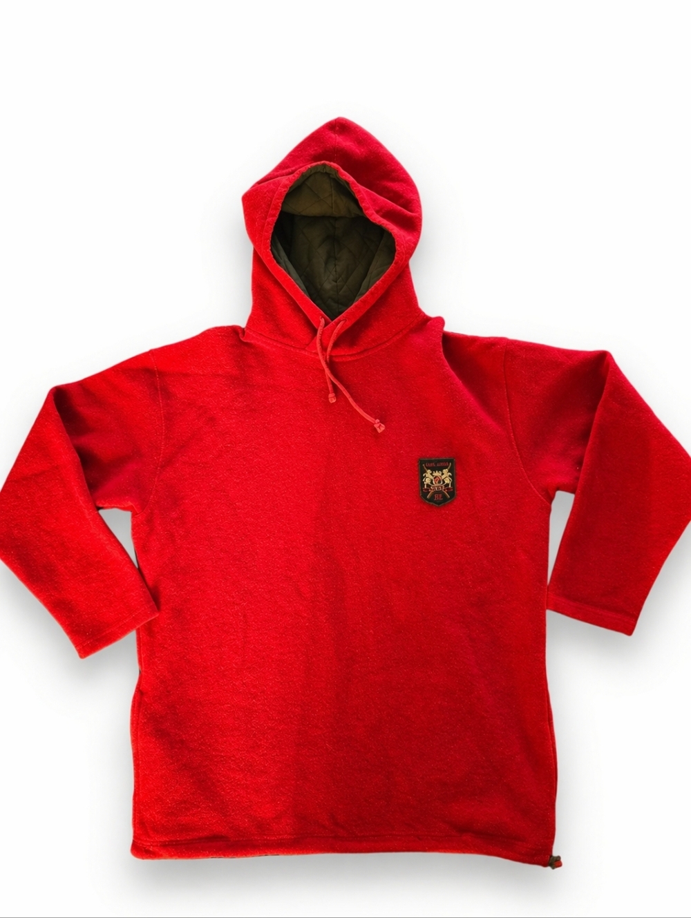 Vintage Polo Ralph Lauren Wool Pullover Hoodie Men’s M 90s Rare Lolife Crest